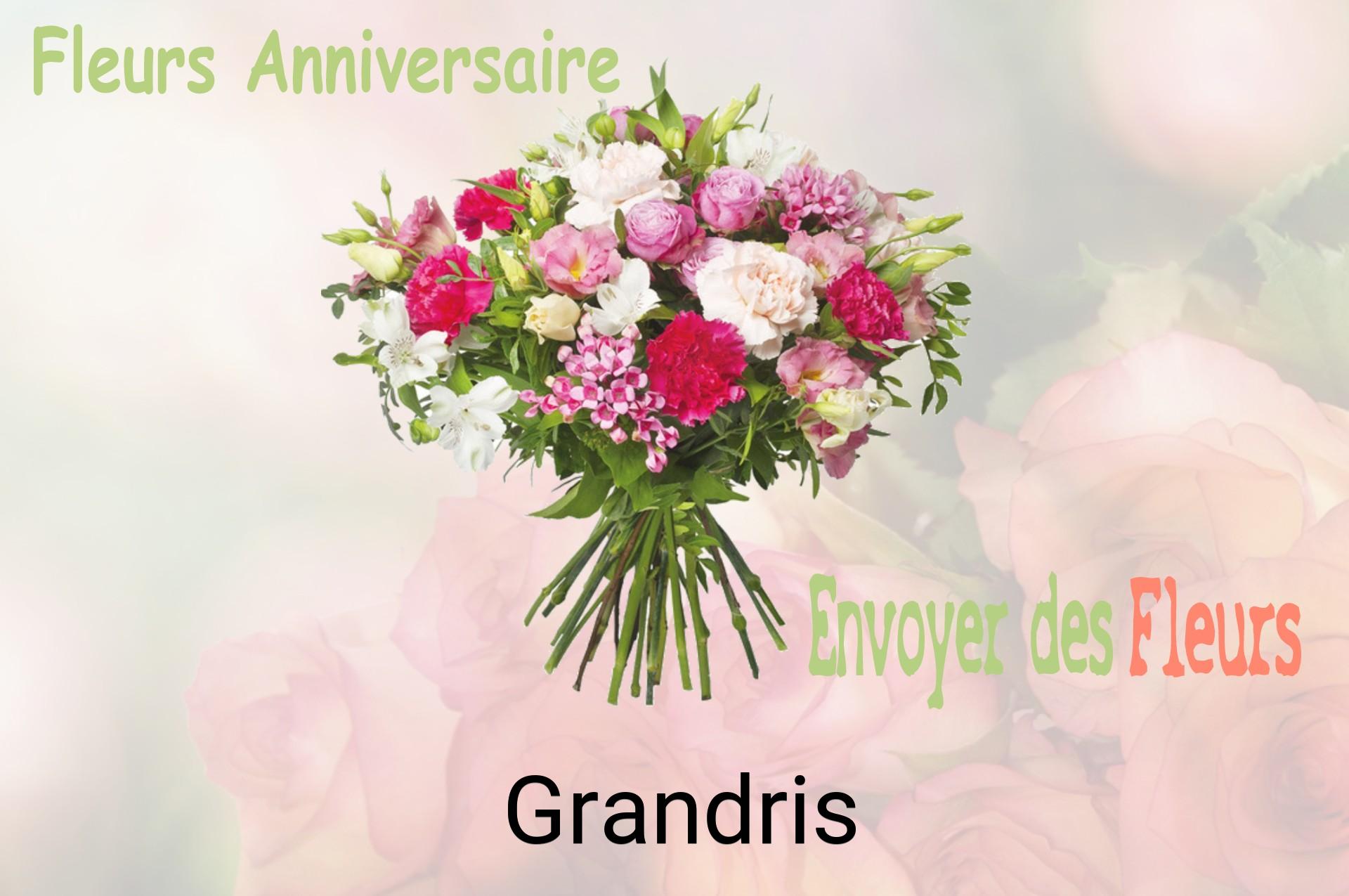 Bouquet de fleurs d’anniversaire livré à Grandris